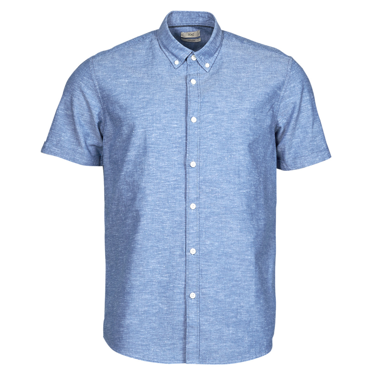 tekstylia Męskie Koszule z krótkim rękawem Esprit COO co/lin ssl Niebieski