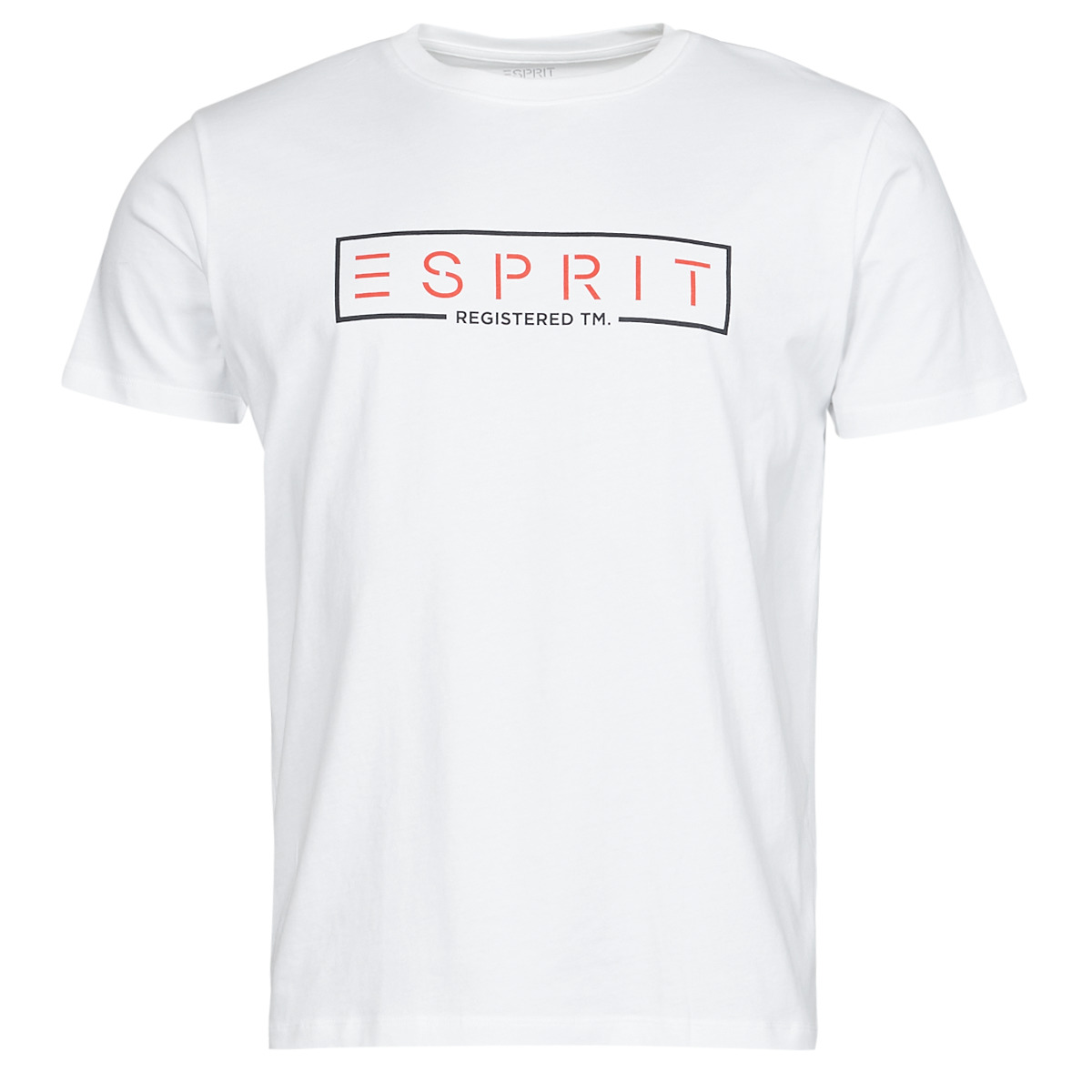 tekstylia Męskie T-shirty z krótkim rękawem Esprit BCI N cn aw ss Biały