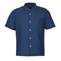 tekstylia Męskie Koszule z krótkim rękawem Lee RESORT SHIRT Niebieski