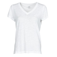 tekstylia Damskie T-shirty z krótkim rękawem Lee V NECK TEE Biały