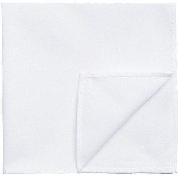 tekstylia Męskie Krawaty i akcesoria  Jack & Jones 12109459 CLASSIC HANDKERCHIEF-WHITE Biały