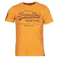 tekstylia Męskie T-shirty z krótkim rękawem Superdry VINTAGE VL CLASSIC TEE Gold / Marl