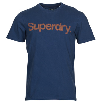 tekstylia Męskie T-shirty z krótkim rękawem Superdry VINTAGE CL CLASSIC TEE Mid / Blue
