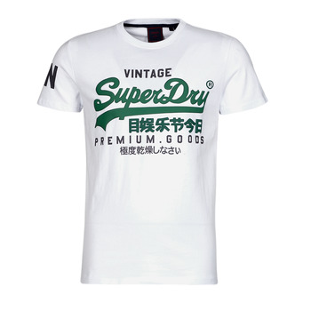 tekstylia Męskie T-shirty z krótkim rękawem Superdry VL TEE Biały