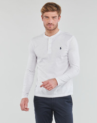tekstylia Męskie T-shirty z długim rękawem Polo Ralph Lauren K216SC05 Biały