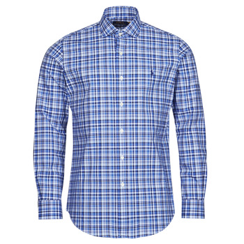 tekstylia Męskie Koszule z długim rękawem Polo Ralph Lauren Z216SC11 Niebieski