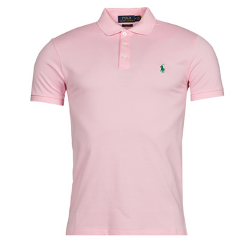 tekstylia Męskie Koszulki polo z krótkim rękawem Polo Ralph Lauren K221SC52 Różowy / Carmel / Pink