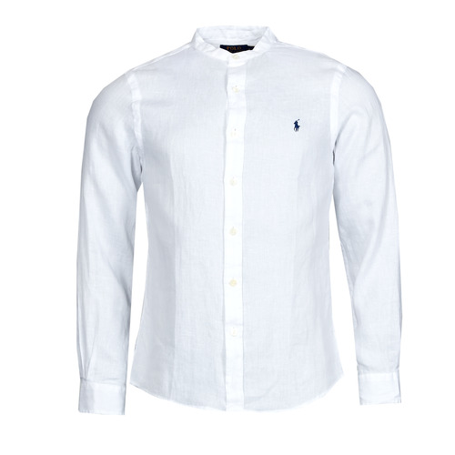 tekstylia Męskie Koszule z długim rękawem Polo Ralph Lauren Z221SC19 Biały