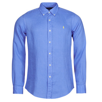tekstylia Męskie Koszule z długim rękawem Polo Ralph Lauren Z221SC19 Niebieski / Blue