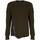 tekstylia Męskie Swetry Les Hommes LJK106-656U | Round Neck Sweater with Asymetric Zip Zielony