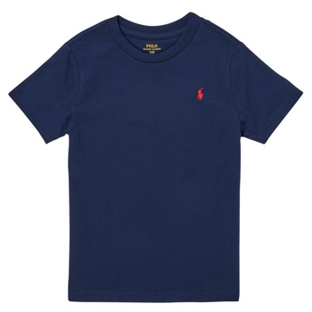 tekstylia Chłopiec T-shirty z krótkim rękawem Polo Ralph Lauren LELLEW Marine