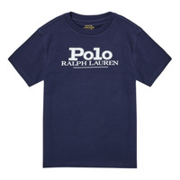 tekstylia Chłopiec T-shirty z krótkim rękawem Polo Ralph Lauren SOIMINE Marine