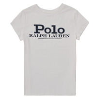 tekstylia Dziewczynka T-shirty z krótkim rękawem Polo Ralph Lauren CIMEZO Biały