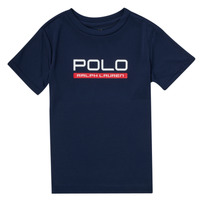 tekstylia Chłopiec T-shirty z krótkim rękawem Polo Ralph Lauren DALAIT Marine