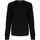tekstylia Męskie Swetry Les Hommes LJK402-660U | Round Neck Sweater with Pleats Czarny
