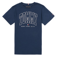 tekstylia Chłopiec T-shirty z krótkim rękawem Tommy Hilfiger AMIANSE Marine