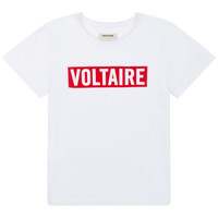 tekstylia Chłopiec T-shirty z krótkim rękawem Zadig & Voltaire EPICEE Biały