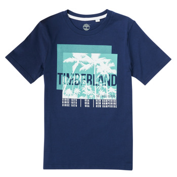 tekstylia Chłopiec T-shirty z krótkim rękawem Timberland HOVROW Marine