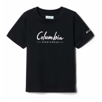 tekstylia Chłopiec T-shirty z krótkim rękawem Columbia VALLEY CREEK SS GRAPHIC SHIRT Czarny