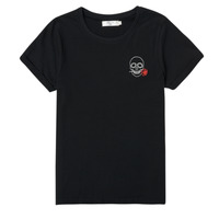 tekstylia Dziewczynka T-shirty z krótkim rękawem Deeluxe ROSE Czarny