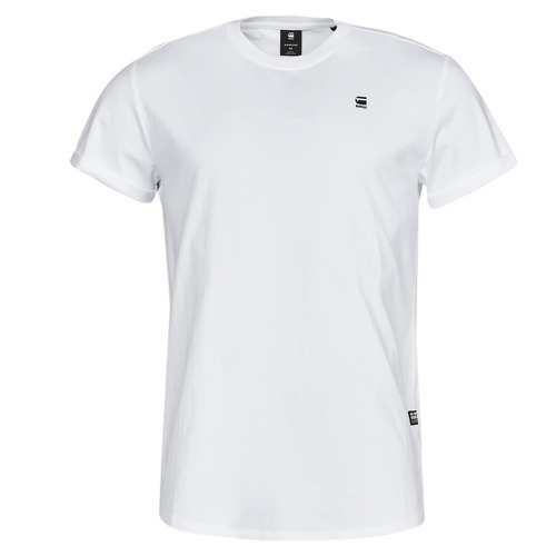 tekstylia Męskie T-shirty z krótkim rękawem G-Star Raw Lash r t s\s Biały