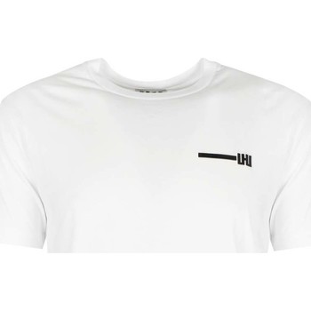 tekstylia Męskie T-shirty z krótkim rękawem Les Hommes UHT214 700P | Typography T-Shirt Czarny