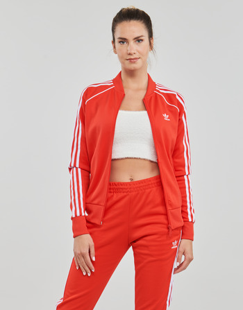 tekstylia Damskie Bluzy dresowe adidas Originals SST TRACKTOP PB Vivid / Czerwony