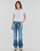tekstylia Damskie Jeans flare / rozszerzane  Le Temps des Cerises JFFLARE0W9040 Niebieski