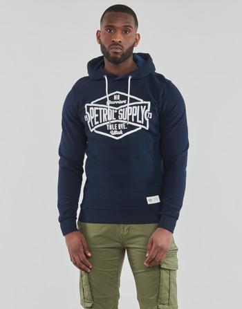 tekstylia Męskie Bluzy Petrol Industries Sweater Hooded Print Midnight / Navy