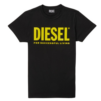 tekstylia Dziecko T-shirty z krótkim rękawem Diesel TJUSTLOGO Czarny
