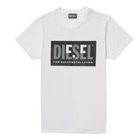tekstylia Dziecko T-shirty z krótkim rękawem Diesel TMILEY Biały