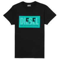 tekstylia Dziecko T-shirty z krótkim rękawem Diesel TMILEY Czarny