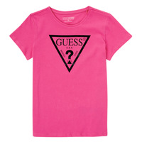 tekstylia Dziewczynka T-shirty z krótkim rękawem Guess CANCE Fuksja