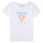 tekstylia Dziewczynka T-shirty z krótkim rękawem Guess CENTROP Biały