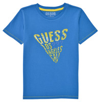 tekstylia Chłopiec T-shirty z krótkim rękawem Guess GEMEE Niebieski