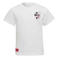 tekstylia Dziecko T-shirty z krótkim rękawem adidas Originals CASSI Biały