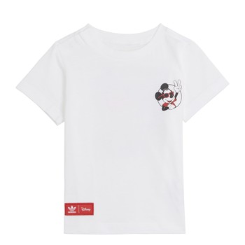 tekstylia Dziecko T-shirty z krótkim rękawem adidas Originals DELPHINE Biały