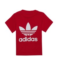 tekstylia Dziecko T-shirty z krótkim rękawem adidas Originals TREFOIL TEE Czerwony