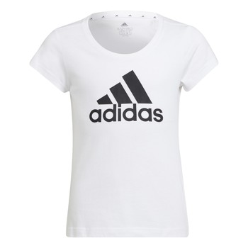 tekstylia Dziewczynka T-shirty z krótkim rękawem adidas Performance FEDELINE Biały