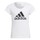 tekstylia Dziewczynka T-shirty z krótkim rękawem Adidas Sportswear FEDELINE Biały