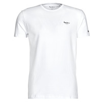 tekstylia Męskie T-shirty z krótkim rękawem Pepe jeans ORIGINAL BASIC NOS Biały