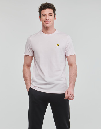 tekstylia Męskie T-shirty z krótkim rękawem Lyle & Scott Plain T-shirt Różowy