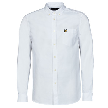 tekstylia Męskie Koszule z długim rękawem Lyle & Scott Oxford Shirt Biały