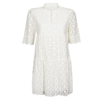 tekstylia Damskie Sukienki krótkie Ikks BU30615 Biały