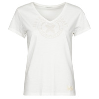 tekstylia Damskie T-shirty z krótkim rękawem Ikks BU10335 Biały