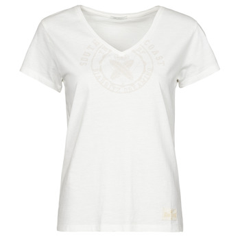 tekstylia Damskie T-shirty z krótkim rękawem Ikks BU10335 Biały