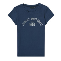 tekstylia Dziewczynka T-shirty z krótkim rękawem Ikks ECIMOSIRE Marine