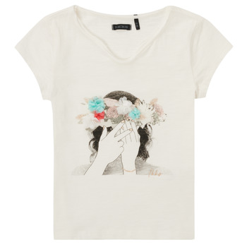 tekstylia Dziewczynka T-shirty z krótkim rękawem Ikks DRIBU Biały