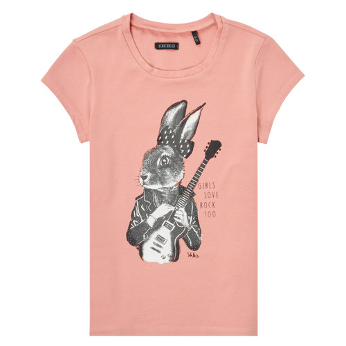 tekstylia Dziewczynka T-shirty z krótkim rękawem Ikks DROAS Pomarańczowy