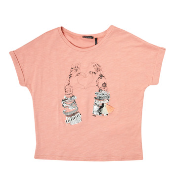 tekstylia Dziewczynka T-shirty z krótkim rękawem Ikks EAGLEA Różowy